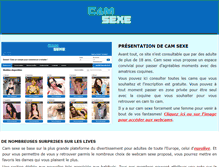 Tablet Screenshot of camsexe.net